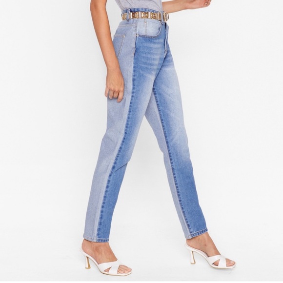 Nasty Gal Two Sides to Every Story Mom Jeans - Picture 3 of 8